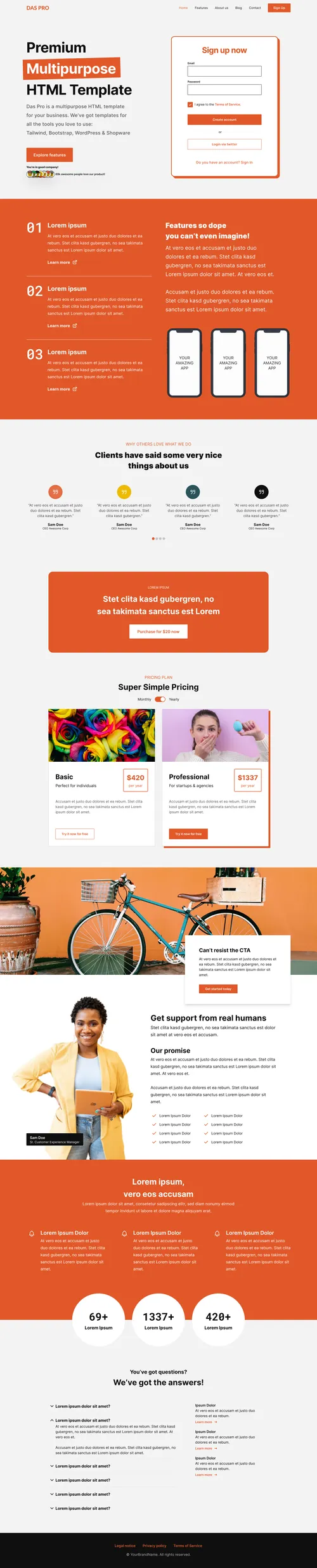 Página de aterrizaje para campaña de marketing digital