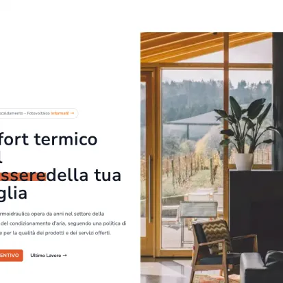 Captura de pantalla del sitio web Prometeo CV, mostrando un diseño moderno y limpio